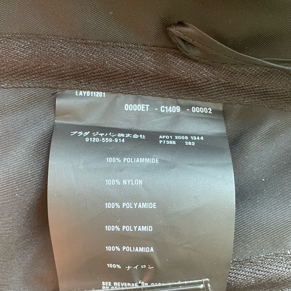 PRADA Re-Nylon gabardine yoke sz38 - Picture 6 of 9